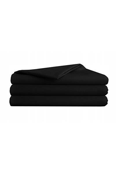 OEM Cearsaf Pat Clasic, Premium, Standard, Bumbac, 160x200, Negru