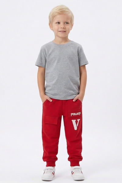 CRASSİ Αγορίστικο παντελόνι φόρμας με στάμπα