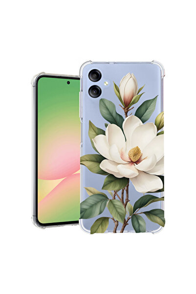 bestcase Αντικραδασμική Θήκη για Samsung Galaxy A07, Φλοράλ - Λευκή Μανόλια, ...