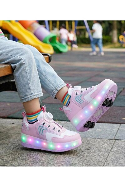SALEN SHOES PATENLi ORTAPEDİK AYAKKABI PATENLİ IŞIKLI SPOR AYAKKABI KAYKAY