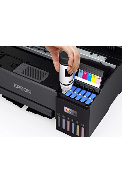 EPSON A4 Renkli L8050 Tanklı Fotoğraf Yazıcısı USB 2.0,Kablosuz (PVC Kart,CD-DVD Baskı)