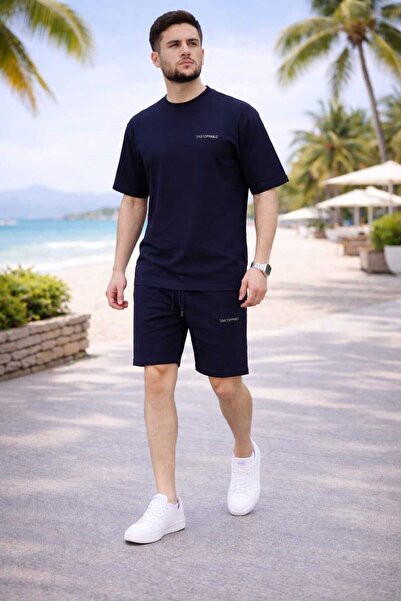 Fors Life New Season Comfortable Fit Comfort Shorts and T-Shirt Tracksuit Set