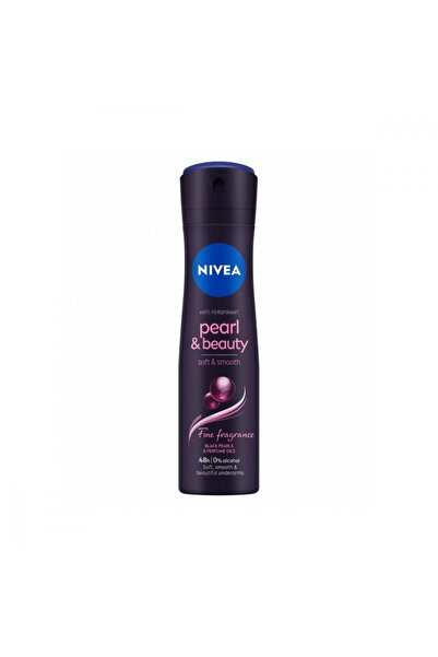 NIVEA نيفيا مزيل عرق بخاخ 150 مل لولو لمعان الاسود نسائي