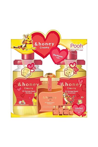 And Honey مجموعة شامبو وبلسم أند هوني honey& ويني ذا بوه كريمي إكس المحدودة م...