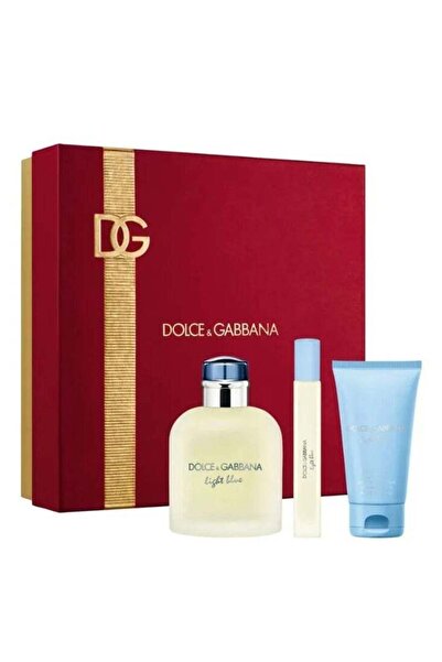 Dolce&Gabbana دولتشي آند غابانا لايت بلو للرجال: عطر أو دو تواليت 125 مل + جل...