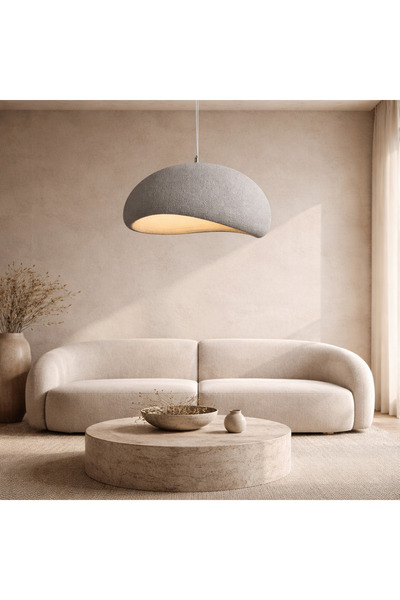 LOUMIRA Ultra Modern Gray 60 cm Wabi-Sabi Design