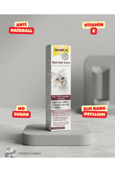 Gimcat Malt Soft Extra Tüy Yumağı Önleyici Profesyonel Kedi Maltı Anti Hairba...