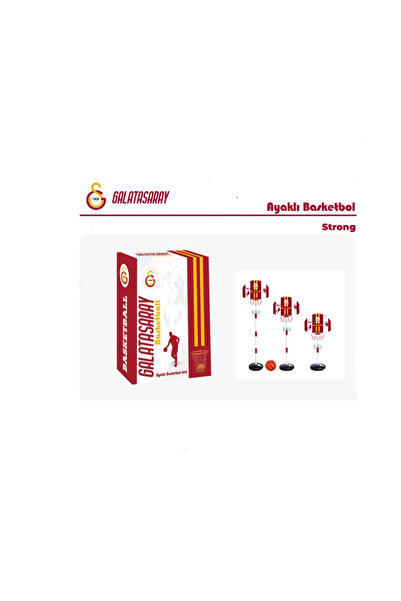 CAN SPORTS Galatasaray Lisanslı Ayaklı Basketbol Potası Seti