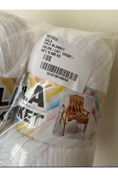 HOBİ Gala blanket -chs02-kadife ip 500 gram-2 adet ( her biri 250 gram )