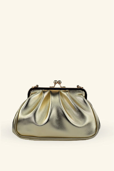 birizmoda Τσάντα Clutch Rosel - Χρυσή