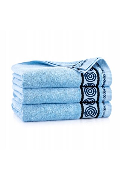 OEM Prosop, Rondo2, Soft, Bumbac, 30x50cm, Bleu