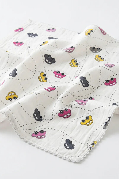 thechild baby collection غطاء وبطانية أطفال من الموسلين متعددة الاستخدامات بط...
