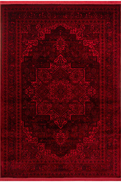 Efor Halı Antique Bordo Halı Modern Dokuma Halı Yumuşak Oturma Odası Salon Ço...