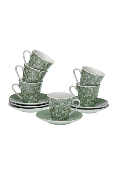 VERSA Σετ καφέ πορσελάνης Κβέντινι 6 τεμαχίων