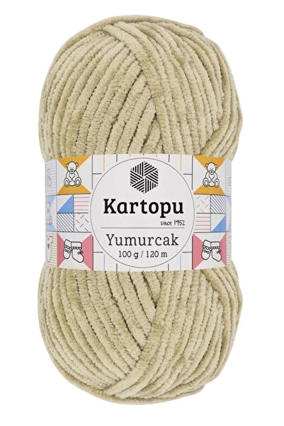 Kent Pazarı Κάρτοπου Γιουμούρτσακ Βελούδινο Νήμα Πλεξίματος K856
