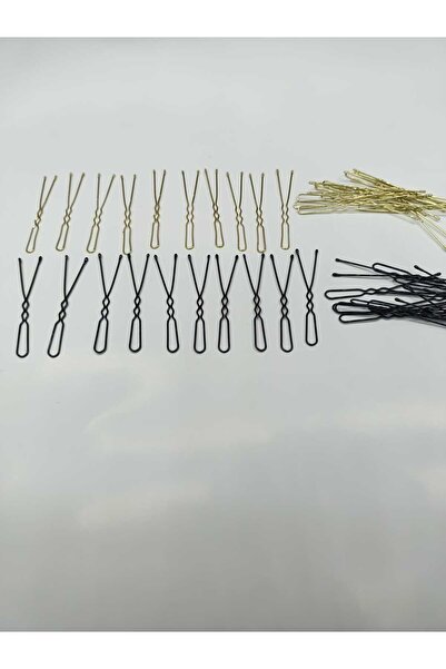 QF Gold Thin Hairpin & Black Thin Hairpin 10+10