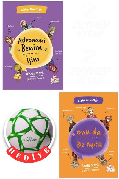 Nesil Çocuk Yayınları Astronomi Benim İşim-Onu Da Biz Yaptık-2 Kitap Set-Futb...