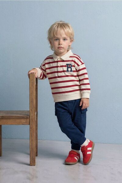 DeFacto طقم سويت شيرت للأطفال الأولاد G6297A5/ER118 ECRU