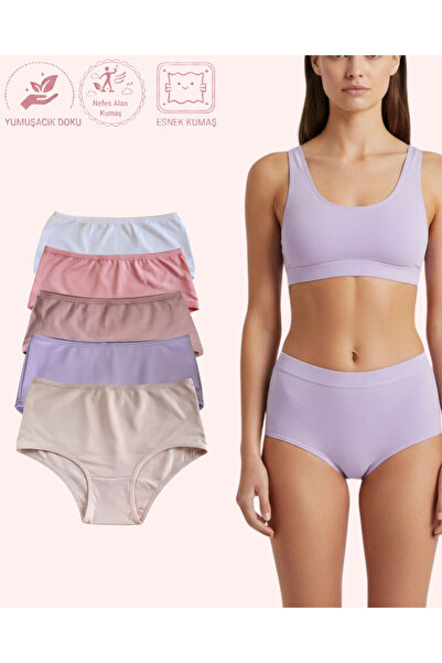 NO BRAND Women's Cotton Combed Cotton Panties |   Daily Underwear |   Comfort...