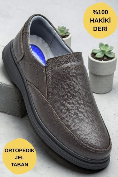 PAPATAY 6845 100% Genuine Leather Orthopedic Sole Men's Casual Shoes – Season...