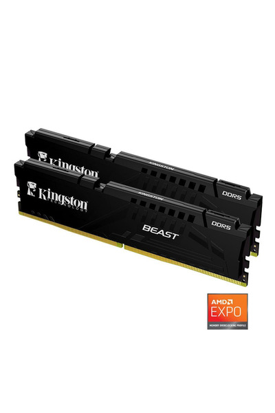 Kingston 64Gb (2X 32Gb) Ddr5 6000Mhz Cl36 Dual Kit Pc Ram Beast Expo Kf560C36...