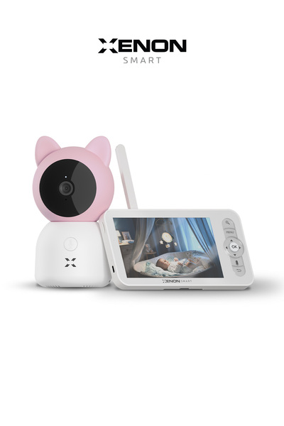 Xenon Smart Bebek Kamerası 3MP 5" LCD Monitör, Mobil Kontrol, Ninni, Hareket ...