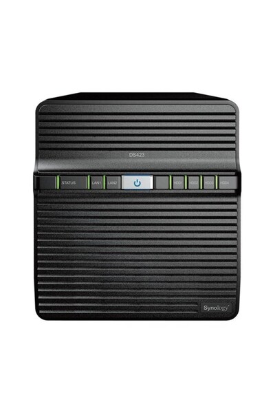 SYNOLOGY 4diskli Realtek QC-2GB RAM-2-Gigabit Nas Server DS423