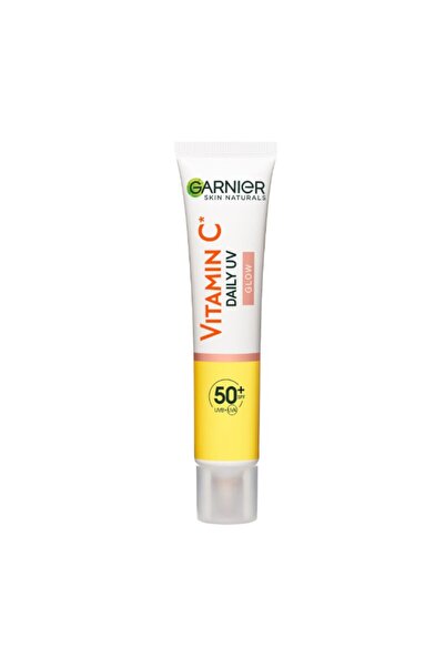 Garnier Set 2 x Crema Fluida Nuantatoare Skin Naturals, cu Vitamina C, SPF 50...