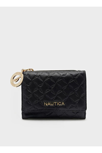 Nautica MARY Tri-Fold Monogram Wallet