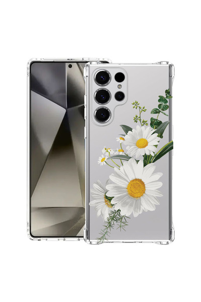 bestcase Αντικραδασμική Θήκη για Samsung Galaxy S25 Ultra, Φλοράλ - Μινιμαλισ...