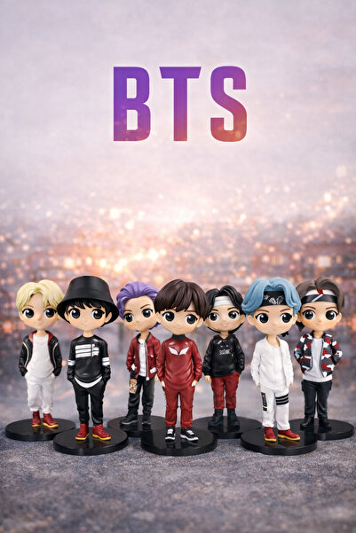 Wonderful Life K-Pop BTS 7’li Figür Seti – Karakter Koleksiyon Oyuncak 15 cm ...