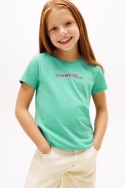 Tommy Hilfiger Girl's T-Shirt Kg0Kg09123
