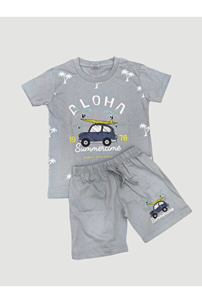 zahider Σετ πιτζάμες για αγόρια με στάμπα αυτοκινήτου, 100% βαμβακερό, καλοκα...