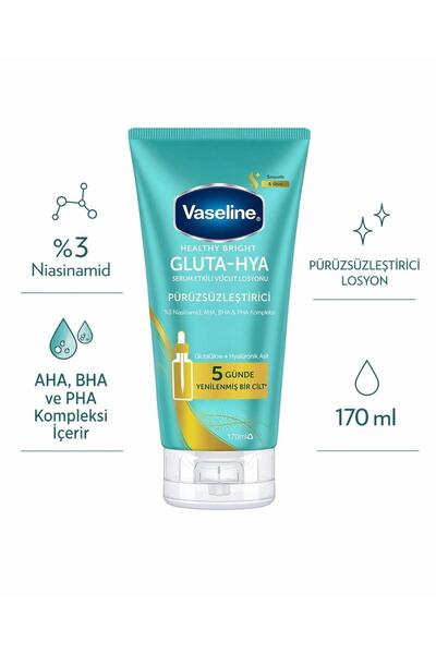 vaselin Gluta-hya Niyasinamid Serum Etkili Vücut Losyonu Pürüzsüzleştirici 17...