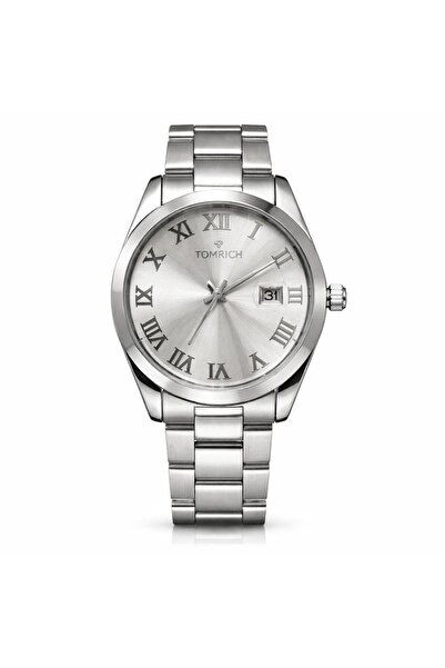 TOMRICH Aurelion Silver Edition Men's Watch – Stainless Steel Bracelet, Roman...