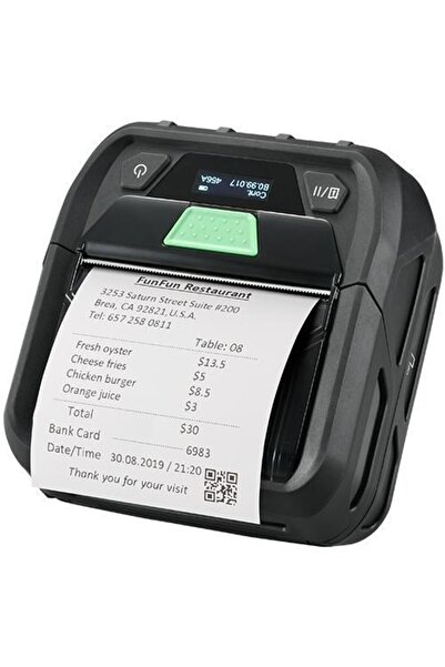TSC 203dpi RE310 Direkt Termal Bluetooth Mobil Barkod Yazıcı