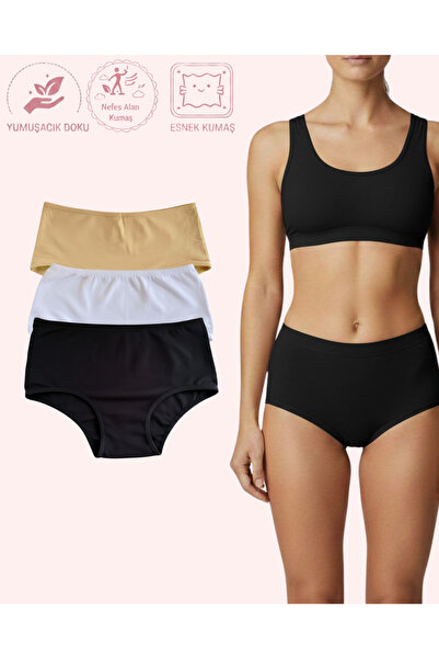 NO BRAND Women's Cotton Combed Cotton Panties |   Daily Underwear |   Comfort...