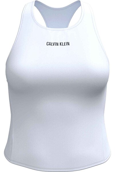 Calvin Klein Women's Brand Logo White T-Shirt Suitable for Daily Use Lvgws5K2...