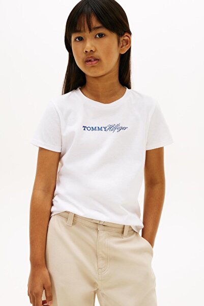 Tommy Hilfiger تي شيرت بناتي KG0KG09123