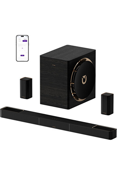 ULTIMEA Skywave X70 Dolby Atmos 7.1.4 Soundbar Kablosuz Subwoofer Ev Sinema S...