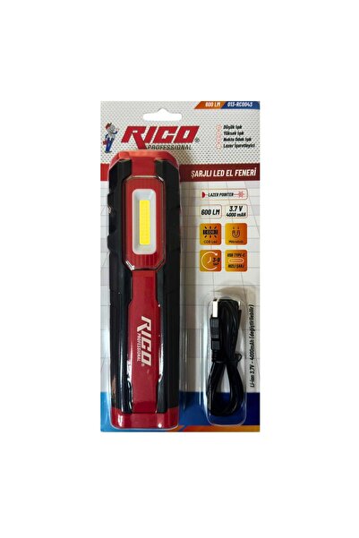 Rico 013-RC0043 Şarjlı Led Lamba 600 Lümen