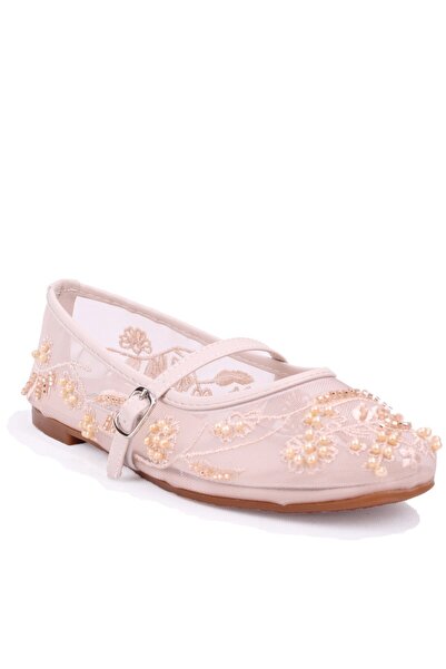 DAGOSTER DZA07-115058 Γυναικεία παπούτσια Daily Ballerina από τούλι με πέτρες