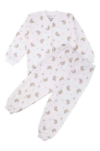bebegen Κοριτσίστικο σετ πιτζάμες με σχέδιο κοάλα σε χρώμα εκρού μπεζ με κουμ...