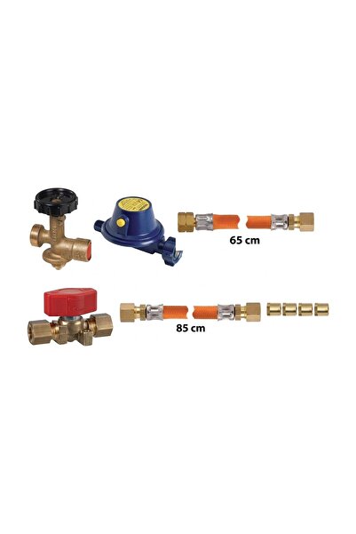 Kuruoğlu Marin Tekne Yat ve Karavan Tipi Tüpgaz LPG Bağlantı Tesisat Kiti - R...