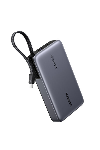 Ugreen Nexode 20.000 mAh 145 W Dahili USB-C Kablolu Hızlı Şarj Powerbank, 55992B