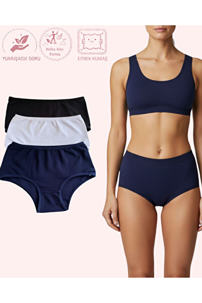 NO BRAND Women's Cotton Combed Cotton Panties |   Daily Underwear |   Comfort...
