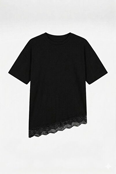 Bipantolon Γυναικείο βαμβακερό μπλουζάκι με στρογγυλή λαιμόκοψη και λεπτομέρε...