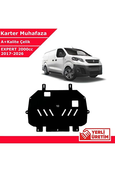 3 Tıkla Peugeot Expert 2000cc 2017-2026 Çelik Karter Muhafaza Çelik Koruma Sa...
