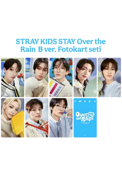Sntay STRAY KIDS STAY Over the Rain B ver. Fotokart seti