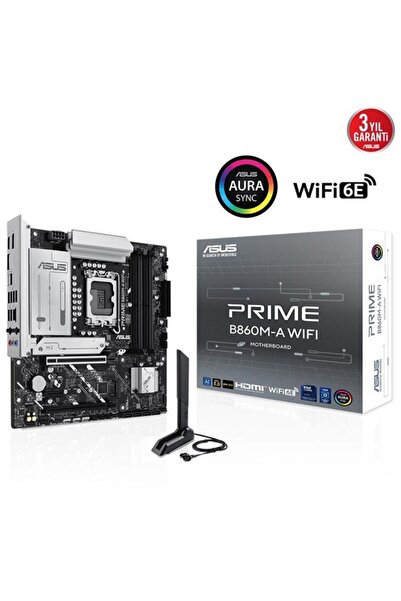 ASUS PRIME B860M-A WIFI6E DDR5 HDMI DP PCIE 5.0 1851p mATX